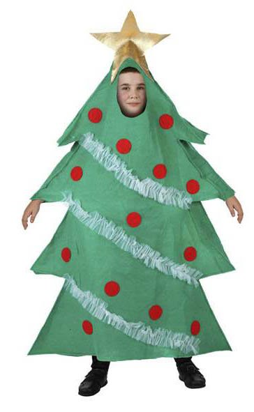DISFRAZ ARBOL NAVIDAD INFANTIL
