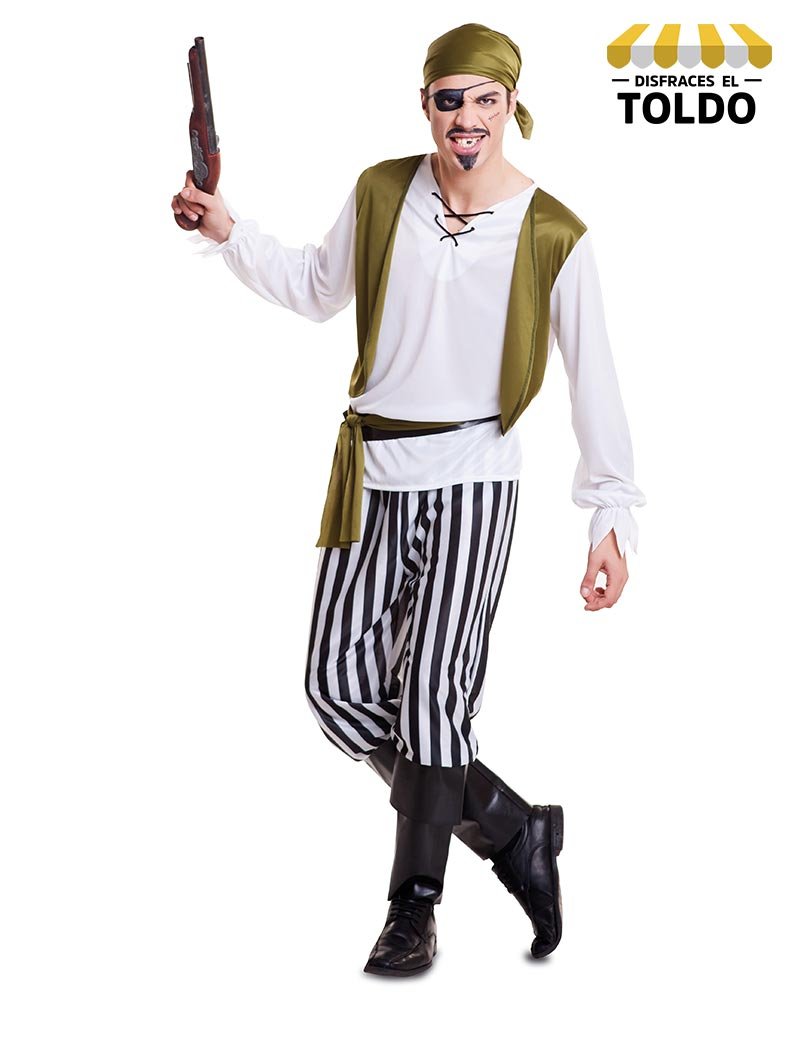 DISFRAZ PIRATA VERDE HOMBRE – Disfraces El Toldo Oviedo