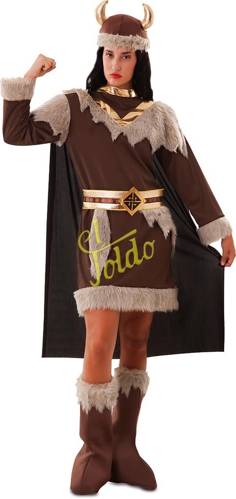 DISFRAZ VIKINGA MUJER AD