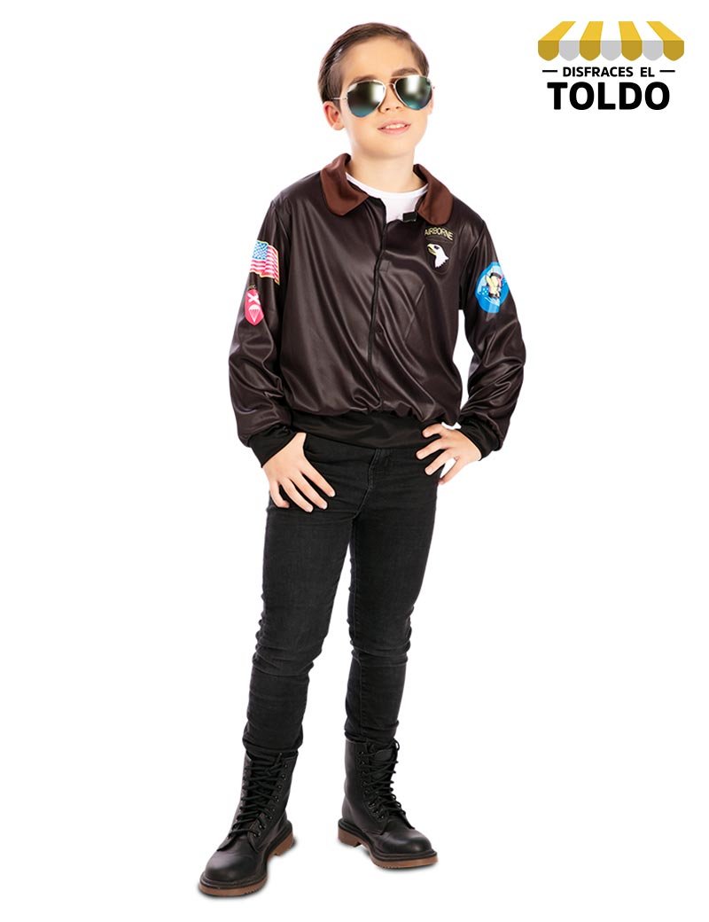 DISFRAZ AVIADOR CAZADORA INF
