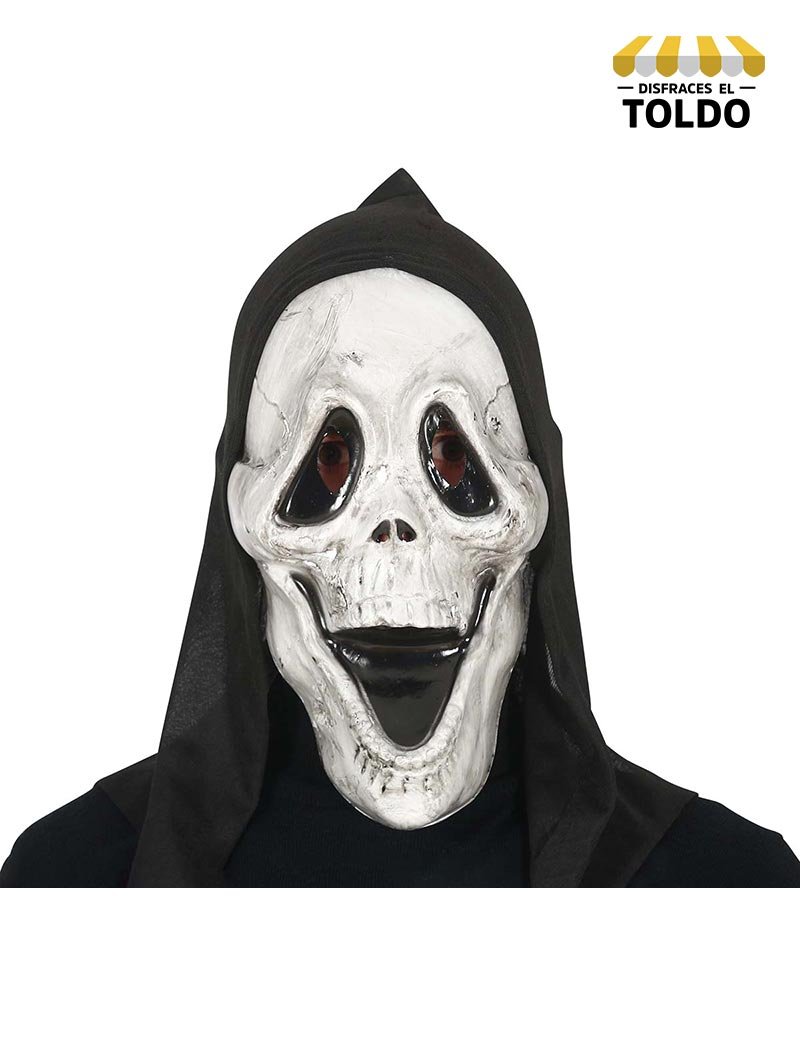 MASCARA CALAVERA C/CAPUCHA PVC – Disfraces El Toldo Oviedo