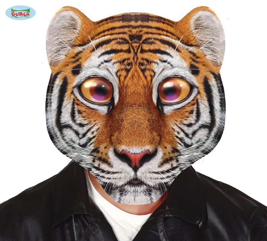 MASCARA GIGANTE TIGRE – Disfraces El Toldo Oviedo