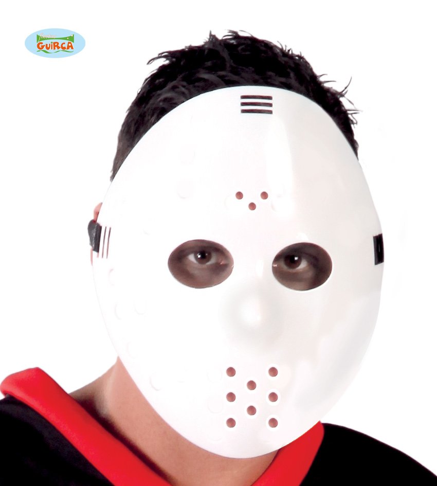 MASCARA JASON BLANCA – Disfraces El Toldo Oviedo