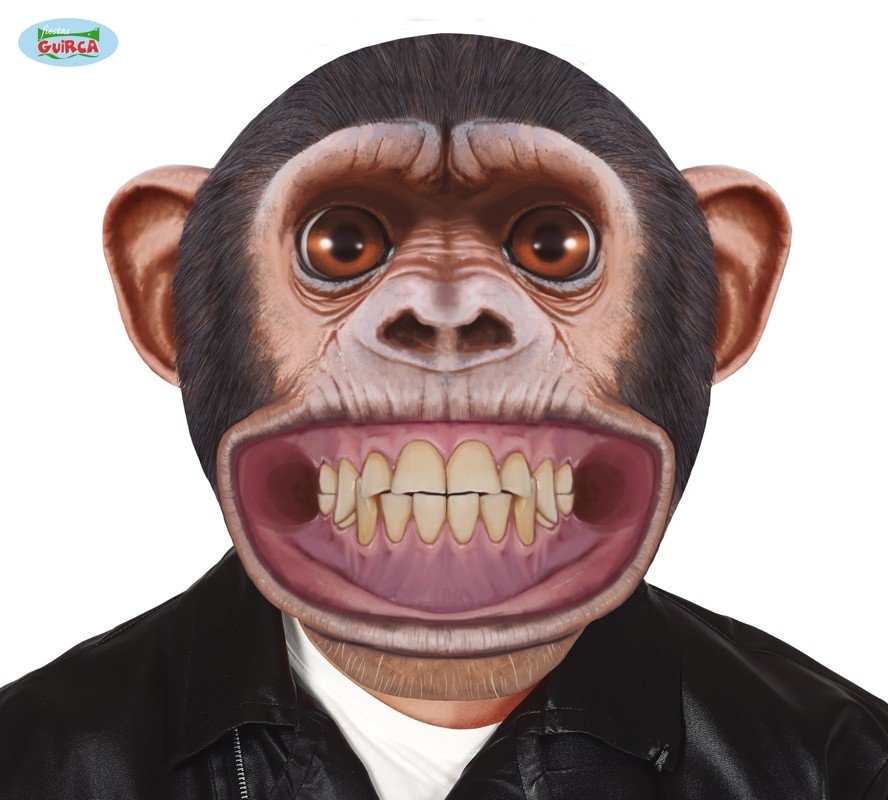 MASCARA GIGANTE CHIMPANCE – Disfraces El Toldo Oviedo