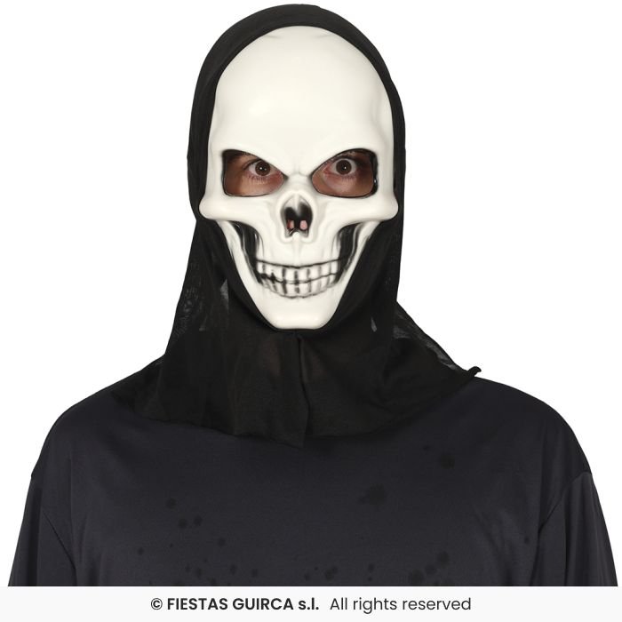 MASCARA CALAVERA C/CAPUCHA PVC – Disfraces El Toldo Oviedo