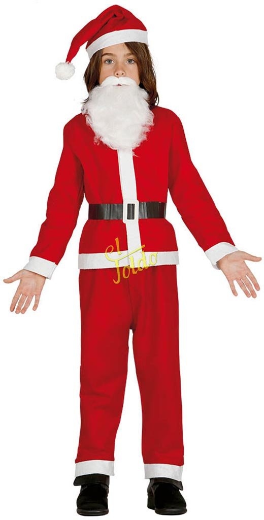 DISFRAZ PAPA NOEL NIÑO