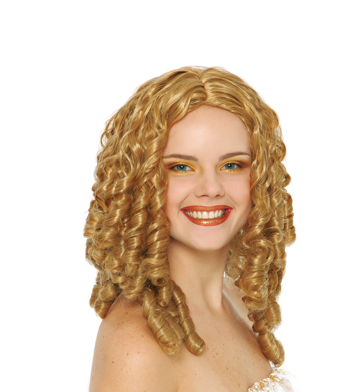 PELUCA EVA BUCLES RUBIA – Disfraces El Toldo Oviedo