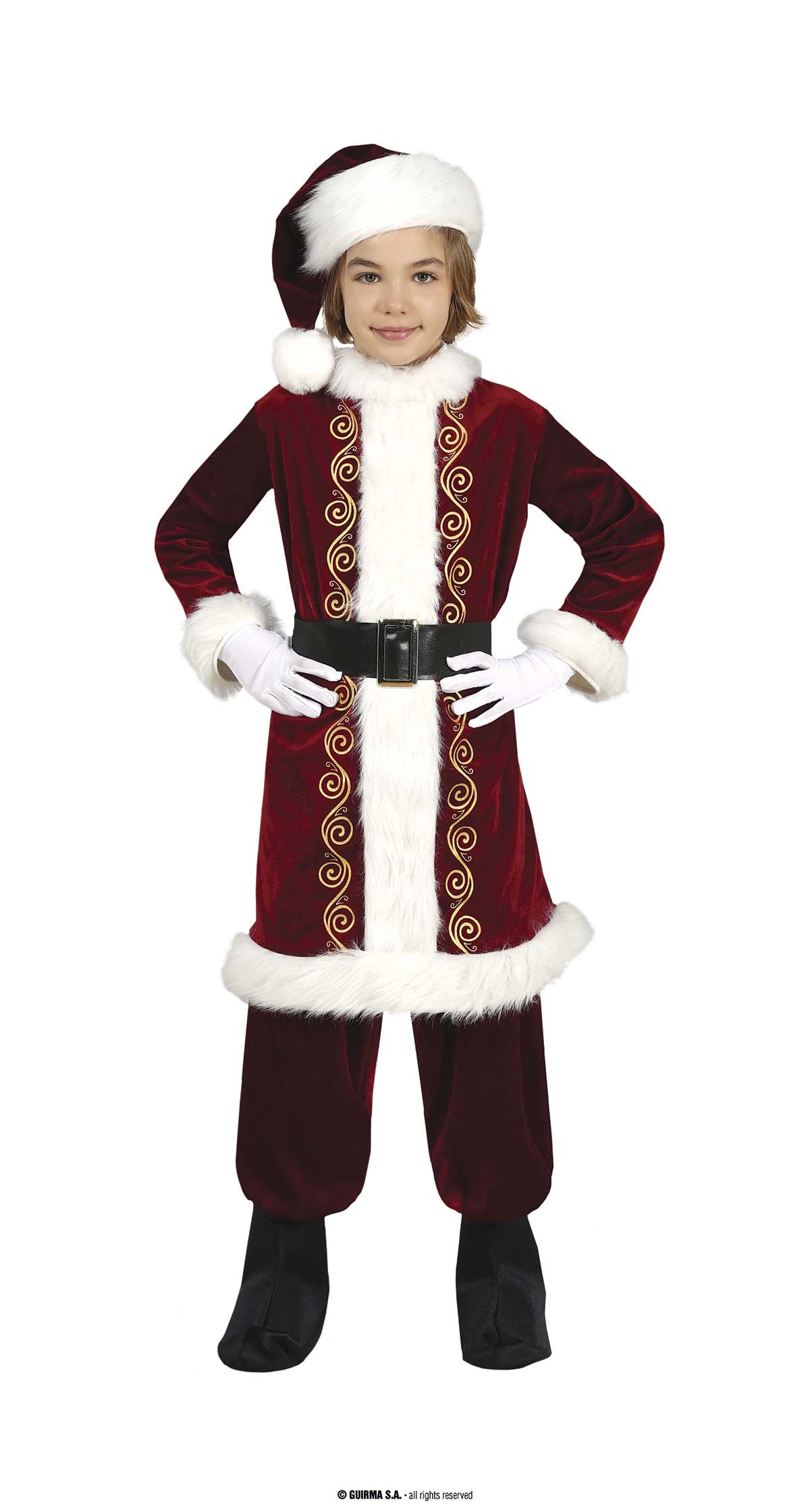 DISFRAZ PAPA NOEL LUJO INF.