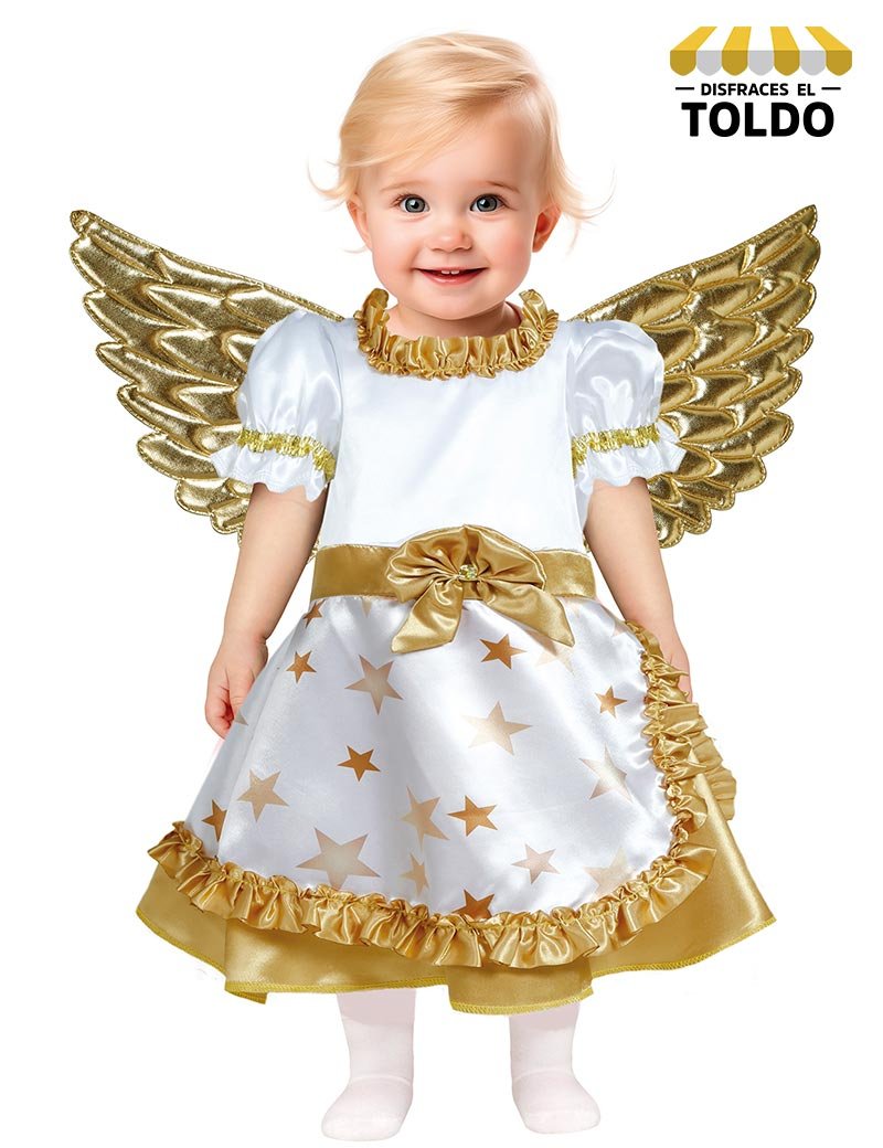 DISFRAZ ANGEL DORADO 12-18 meses – Disfraces El Toldo Oviedo