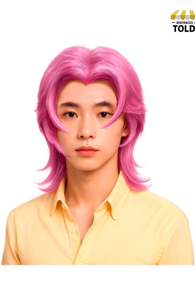 PELUCA KPOP ROMANCE (chico rosa) – Disfraces El Toldo Oviedo