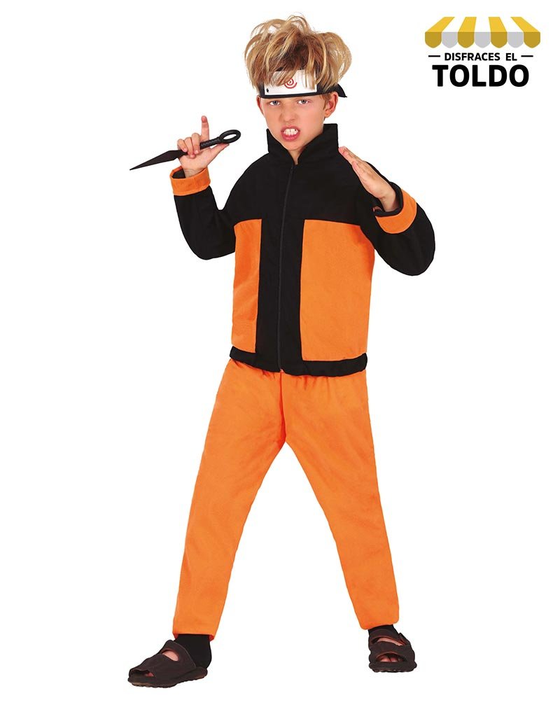 DISFRAZ NINJA NARANJA (naruto) INF
