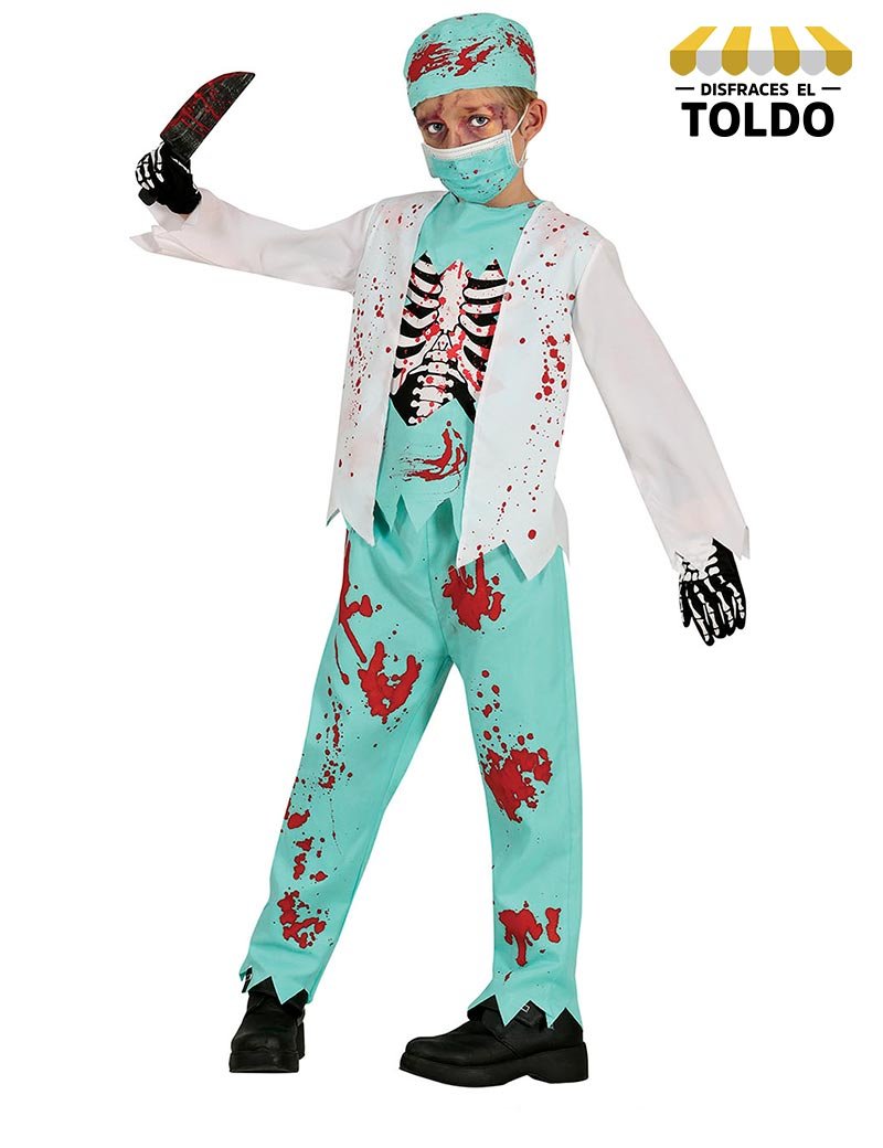 DISFRAZ MEDICO ZOMBIE INF