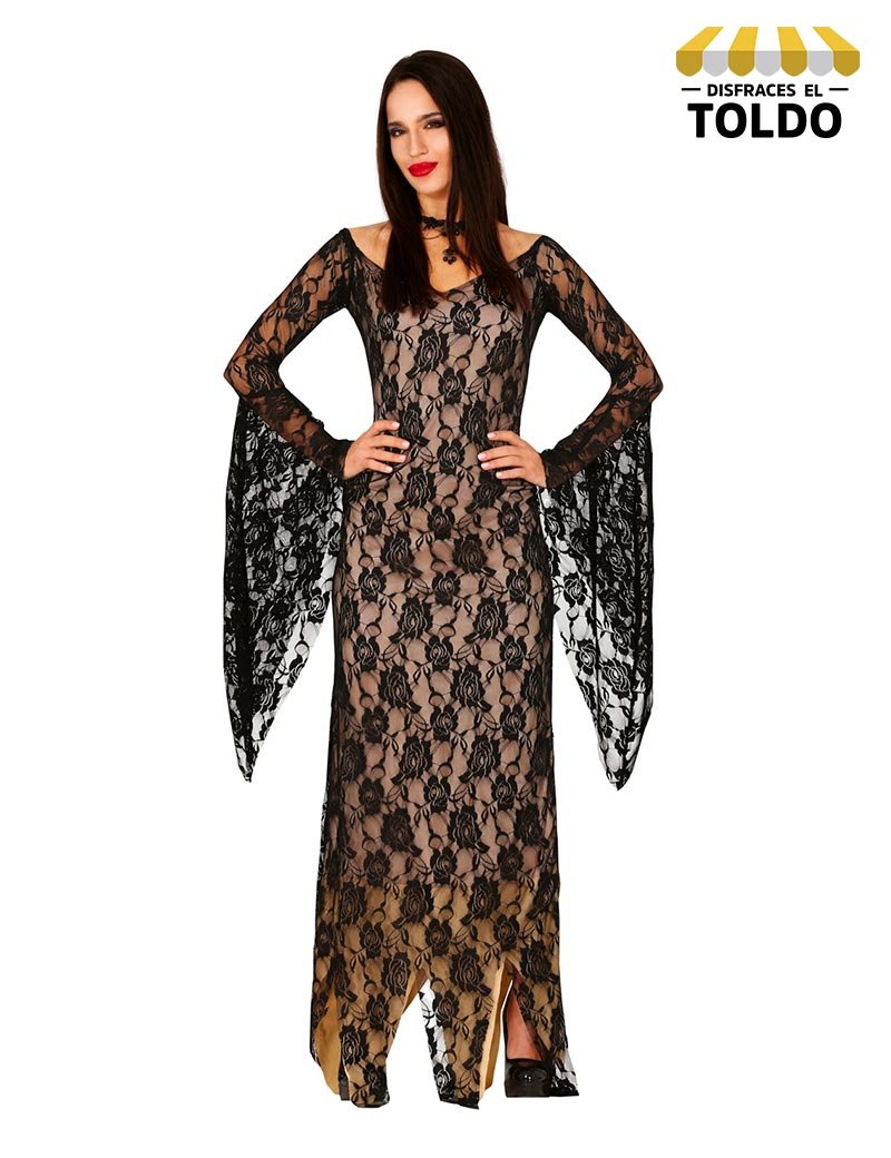 DISFRAZ MORTICIA NUEVO