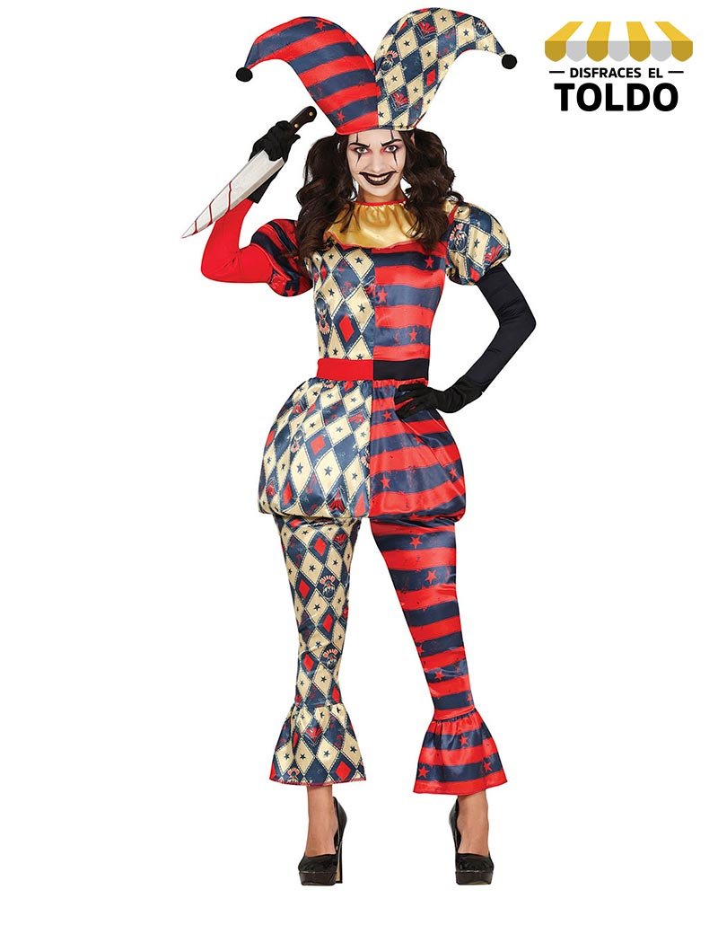DISFRAZ ARLEQUIN MUJER HARLEY