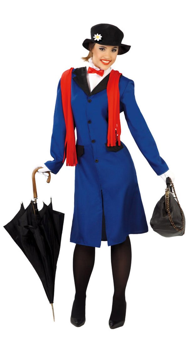DISFRAZ MARY POPPINS AZUL