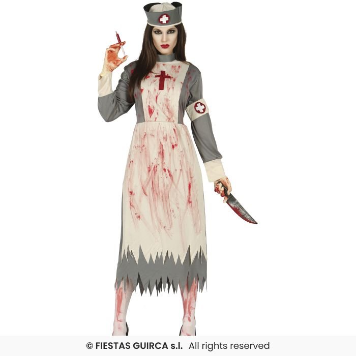 DISFRAZ ENFERMERA ZOMBIE AD