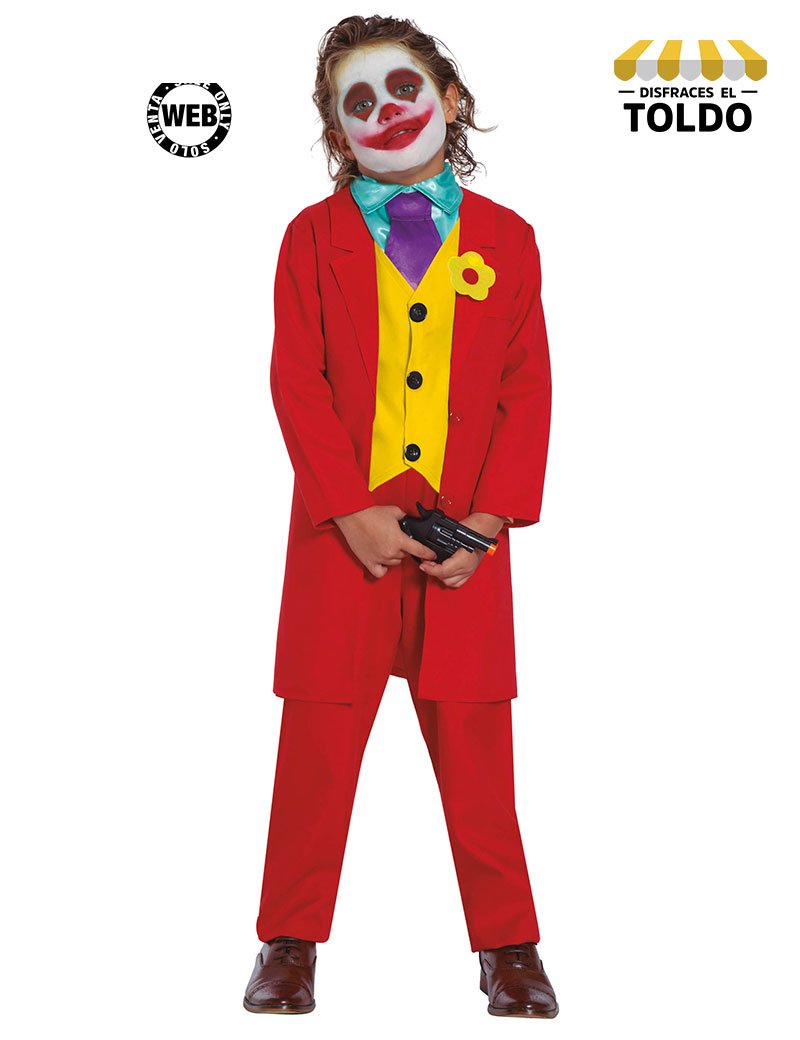 DISFRAZ JOKER ROJO INF