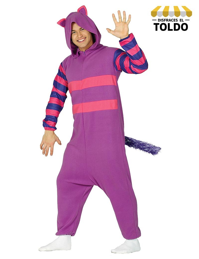 DISFRAZ GATO MORADO ALICIA AD