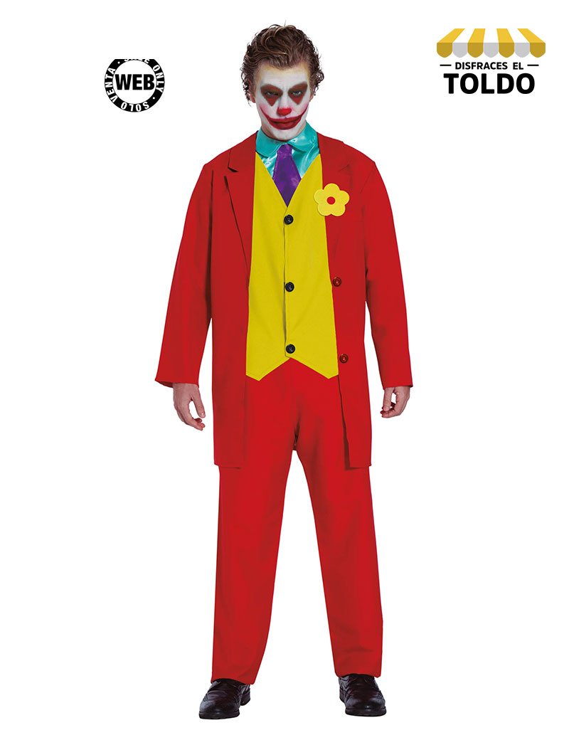 DISFRAZ JOKER ROJO AD – Disfraces El Toldo Oviedo