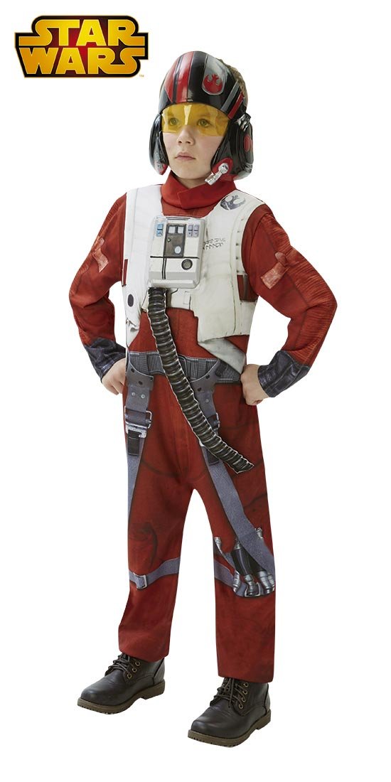 DISFRAZ PILOTO X-WING DELUXE STAR WARS EP7