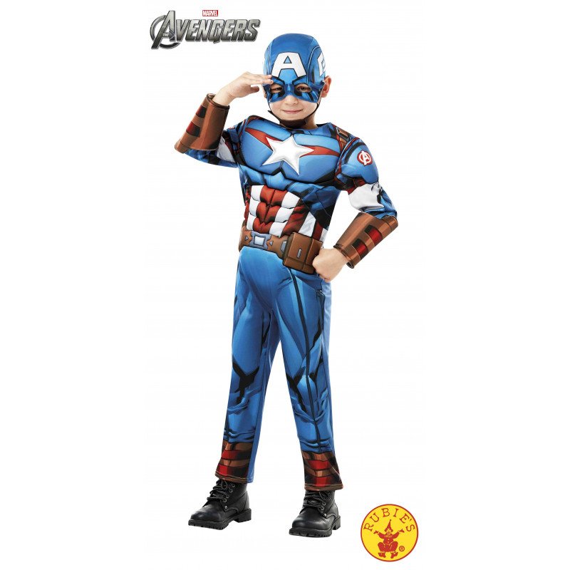 DISFRAZ CAPITAN AMERICA DELUXE INF