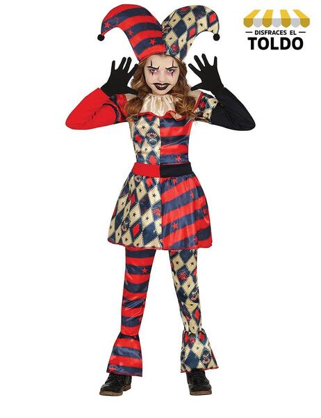 DISFRAZ ARLEQUIN NIÑA HARLEY INF — Disfraces El Toldo Oviedo