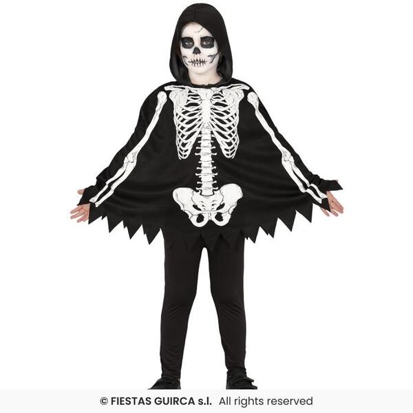 DISFRAZ PONCHO ESQUELETO INF — Disfraces El Toldo Oviedo