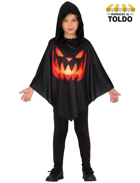 DISFRAZ PONCHO CALABAZA INF — Disfraces El Toldo Oviedo