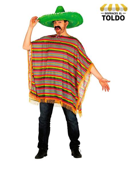 DISFRAZ PONCHO mexicano — Disfraces El Toldo Oviedo