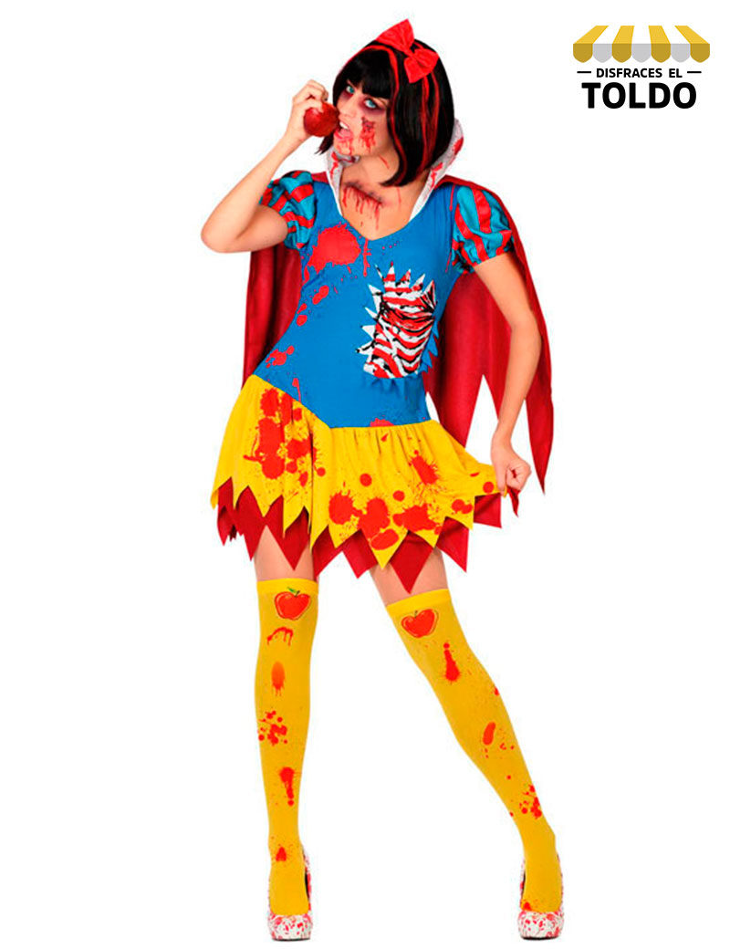 DISFRAZ BLANCANIEVES SANGRIENTA MUJER
