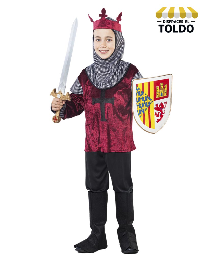 DISFRAZ CRUZADO MEDIEVAL 7-9 AÑOS