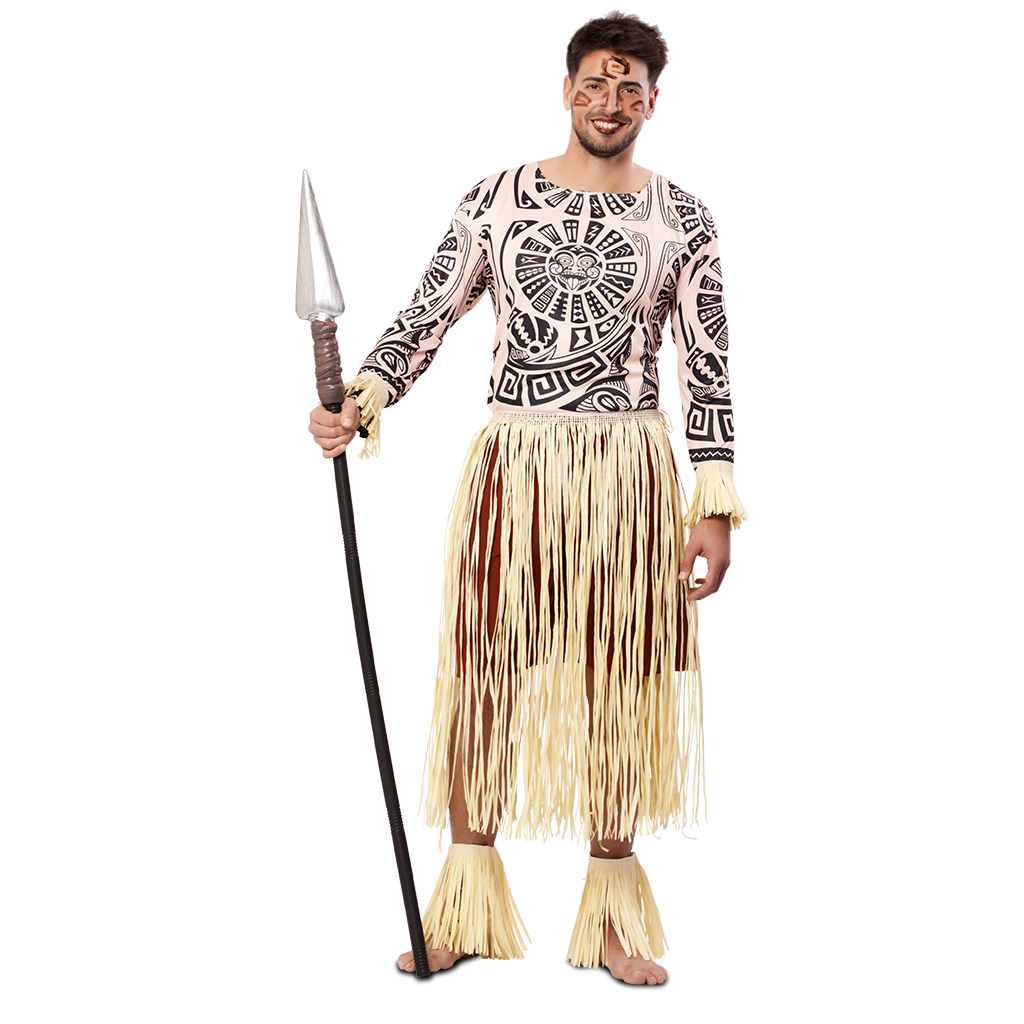 DISFRAZ HAWAIANO/MAORI ADULTO – Disfraces El Toldo Oviedo