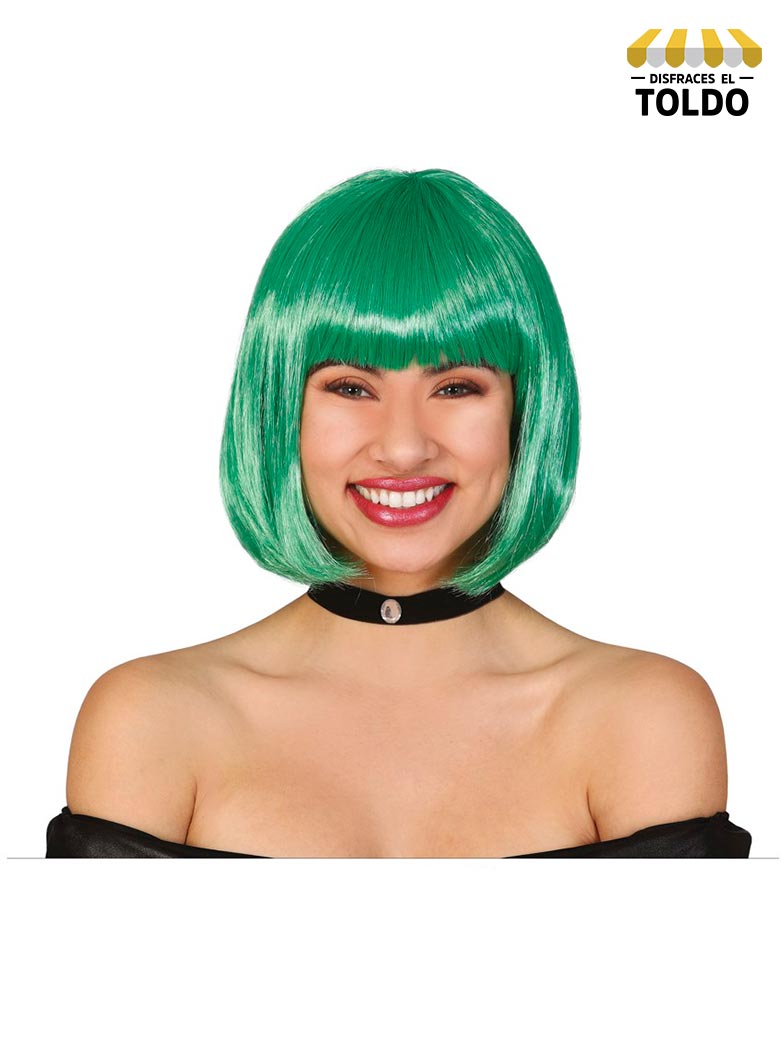 PELUCA CHARLESTON EXTRA VERDE JOKER – Disfraces El Toldo Oviedo