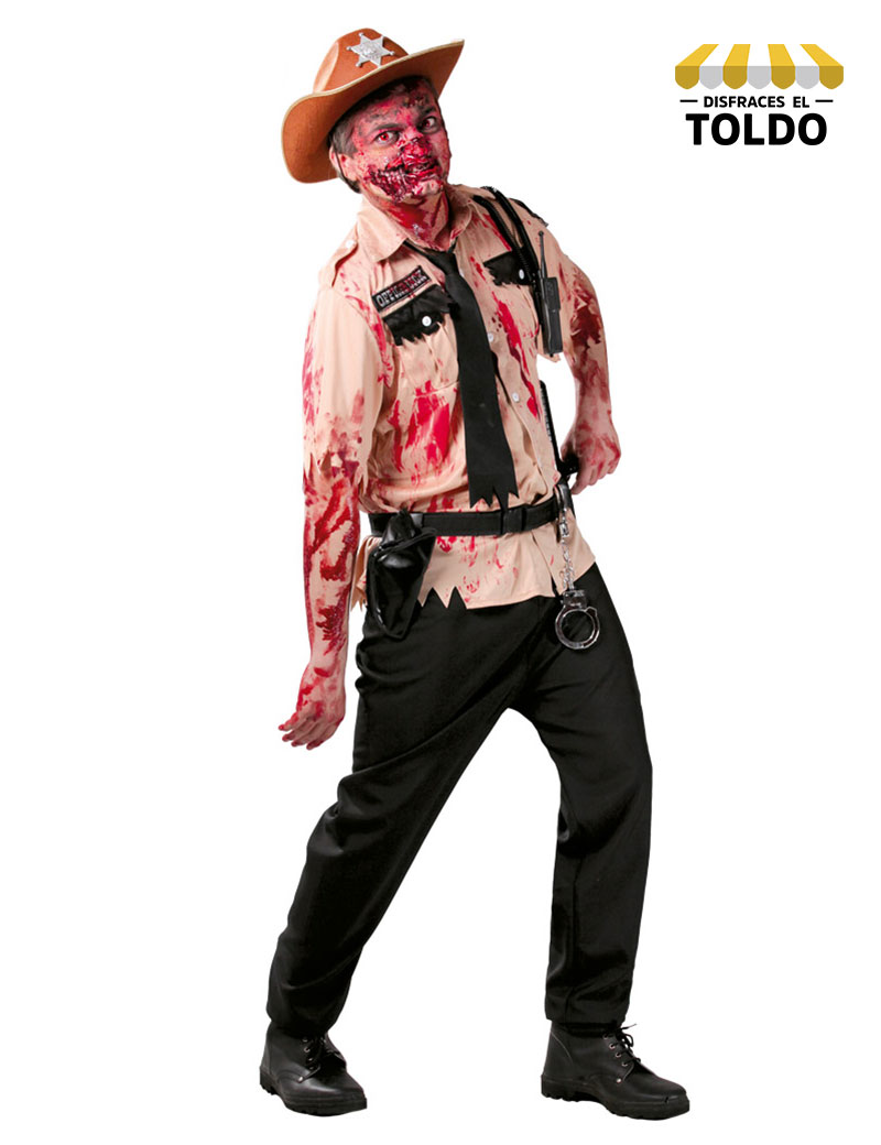 DISFRAZ POLICIA ZOMBIE ADULTO – Disfraces El Toldo Oviedo