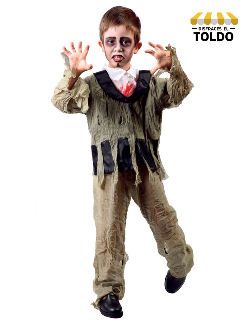 DISFRAZ ZOMBIE 4-6 AÑOS